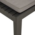 thumbnail image 4 of vidaXL Garden Lounge Chair with Cushion Plastic Grey, 4 of 5