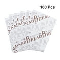 thumbnail image 2 of 100PCS Fried Food Grease-proof Paper Cupcake Pizza Liner Kitchen Oil-Absorbing Paper Pad for Packaging Baking (Coffee Letter Pattern), 2 of 8