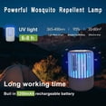 thumbnail image 2 of Lámpara antimosquitos, repelente de moscas eléctrico, dispositivo eléctrico para matar moscas, repelente de mosquitos, atrapamoscas, potentes trampas antiplagas de 360° para interiores y, 2 of 5