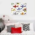 thumbnail image 5 of Orinice Airplanes Fine Art Aesthetic Poster & Print Wall Painting for Home Decor 16x12in, 5 of 6