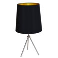 thumbnail image 1 of 1 Light 3 Leg Drum Table Fixture w/BK-GLD Shd, 1 of 1