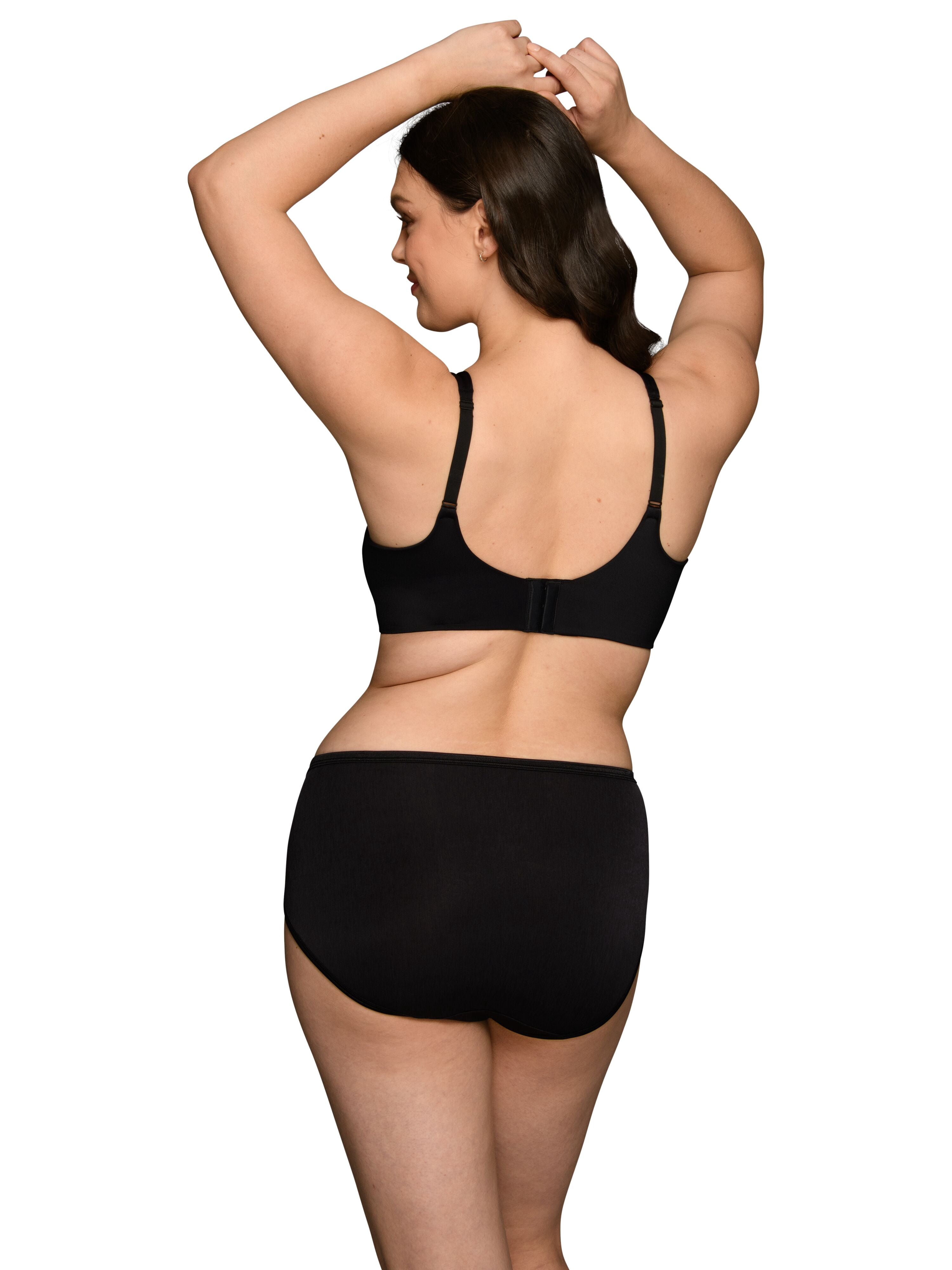 Vanity Fair Lingerie Women's Beauty Back Wireless Bra with Lift, Smoothing, Simple Sizing S-3XL, Style 72164