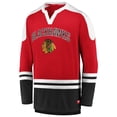thumbnail image 2 of Men's Fanatics Red/Black Chicago Blackhawks Iconic Slapshot Long Sleeve T-Shirt, 2 of 3