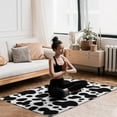 thumbnail image 5 of Black And White Cow Pattern Area Rugs Carpet Suitable for Living Room Kitchen Bedroom Laundry Room Home Decorations, 5 of 8