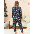 thumbnail image 5 of DAKIMOE Christmas Pajamas for Family Matching Sets Couples Xmas Pjs Matching Set Long Sleeve Top and Pants Loungewear Festive Holiday Nightwear Jammies Sleepwear For Adult Women Men Kids, 5 of 6