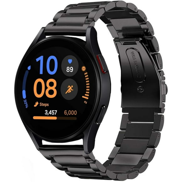 Watch Band Compatible for Samsung Galaxy Watch 7 6 5 4 Watch Band 40mm 44mm 45mm/Watch 6 4 Classic 42mm 46mm 43mm , Metal Stainless Steel Watch Band for Men and Women, NOT for Galaxy Watch Ultr