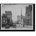 thumbnail image 2 of Historic Framed Print, Broad St. north from City Hall, Philadelphia, Pa., 17-7/8" x 21-7/8", 2 of 9