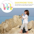 thumbnail image 4 of CUITING 16 Pcs Jouet de Simulation de Saxophone Jouets pour Enfants Instruments de Musique Saxophone Portable pour Enfants, 4 of 6
