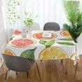 thumbnail image 3 of Yayeee Tablecloths 54" x 54" Rectangle Wrinkle Resistant Party Table Cover, Candy Orange, 3 of 8