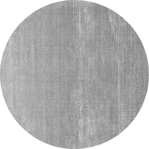 Ahgly Company Indoor Round Oriental Gray Industrial Area Rugs, 3' Round