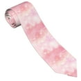 thumbnail image 3 of XMXY Heart Tender Sweet Love Mens Necktie Ties , Happy Mothers Day Pink Formal Bussiness Wedding Party Printed Tie, 3 of 9