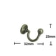 thumbnail image 2 of 6 Unids Sombrero De Bronce Capa Toalla Puerta Baño Aseo Armario Percha Sunnimix Ganchos de tela, 2 of 7