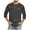 Black, variant on Men Big and Tall Shirts Sequin Printed Crewneck 3/4 Sleeve Causal Tshirts Nightclub Party Shirt Top
