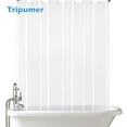 thumbnail image 7 of Tripumer Clear Shower Curtain 70 x 70 inch Plastic Shower Liner Waterproof Fabric for Bathroom, 7 of 7
