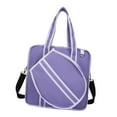 thumbnail image 2 of Bolsa de tenis, bolsa para raquetas, funda para raquetas, portátil, para deportes al aire libre con cremallera, multiusos para raquetas de bádminton, Púrpura, 2 of 8
