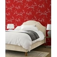 thumbnail image 2 of NextWall Scarlet & Petal Pink Cherry Blossom Floral Peel and Stick Wallpaper, 2 of 8