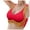 Red, variant on Women's Seamless Push up Bras High Supportive Soft Bra Lifting Comfy Wireless Padded Bralettes for Daily Wear Red XXL