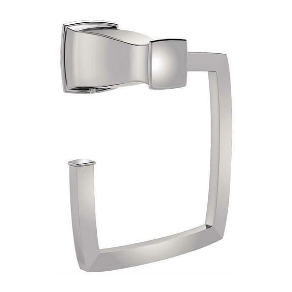 Moen MY3586CH Hensley Bath Towel Ring Polished Chrome Finish