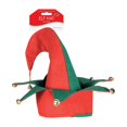 thumbnail image 3 of 12 Pack Bulk Christmas Felt Elf Hat with Bells, 3 of 6