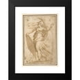 thumbnail image 2 of Andrea Schiavone 18x24 Black Modern Framed Museum Art Print Titled - Female Standing Figure with a Helmet and a Shield (Bellona) (1501-63), 2 of 5