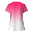 thumbnail image 4 of Njoeus Women's Scrub Tops V-Neck Short Sleeve T-Shirts Working Uniform Dressy Blouse with Two Pocket S-XXL, 4 of 4