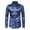 Navy, variant on JURANMO Prime Sales Today Men's Shiny Satin Dress Shirts Slim Fit Long Sleeve Lapel Business T-Shirt Solid Color Button Down Wedding Party Prom Shirt White L