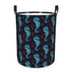 thumbnail image 1 of Fotbe Blue Seahorse Cesto de Ropa con Asas, Cesto Impermeable de Gran Capacidad, Bolsa de Lavado para Dormitorio, Cesto de Ropa con Ruedas y Asas-Small, 1 of 6
