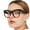 Black/Leopard, variant on MARE AZZURO Oversized Reader Glasses Women Trendy Large Readers 0.0 1.0 1.25 1.5 1.75 2.0 2.25 2.5 2.75 3.0 3.5 4.0(Black/Leopard, 150) Composite Lens