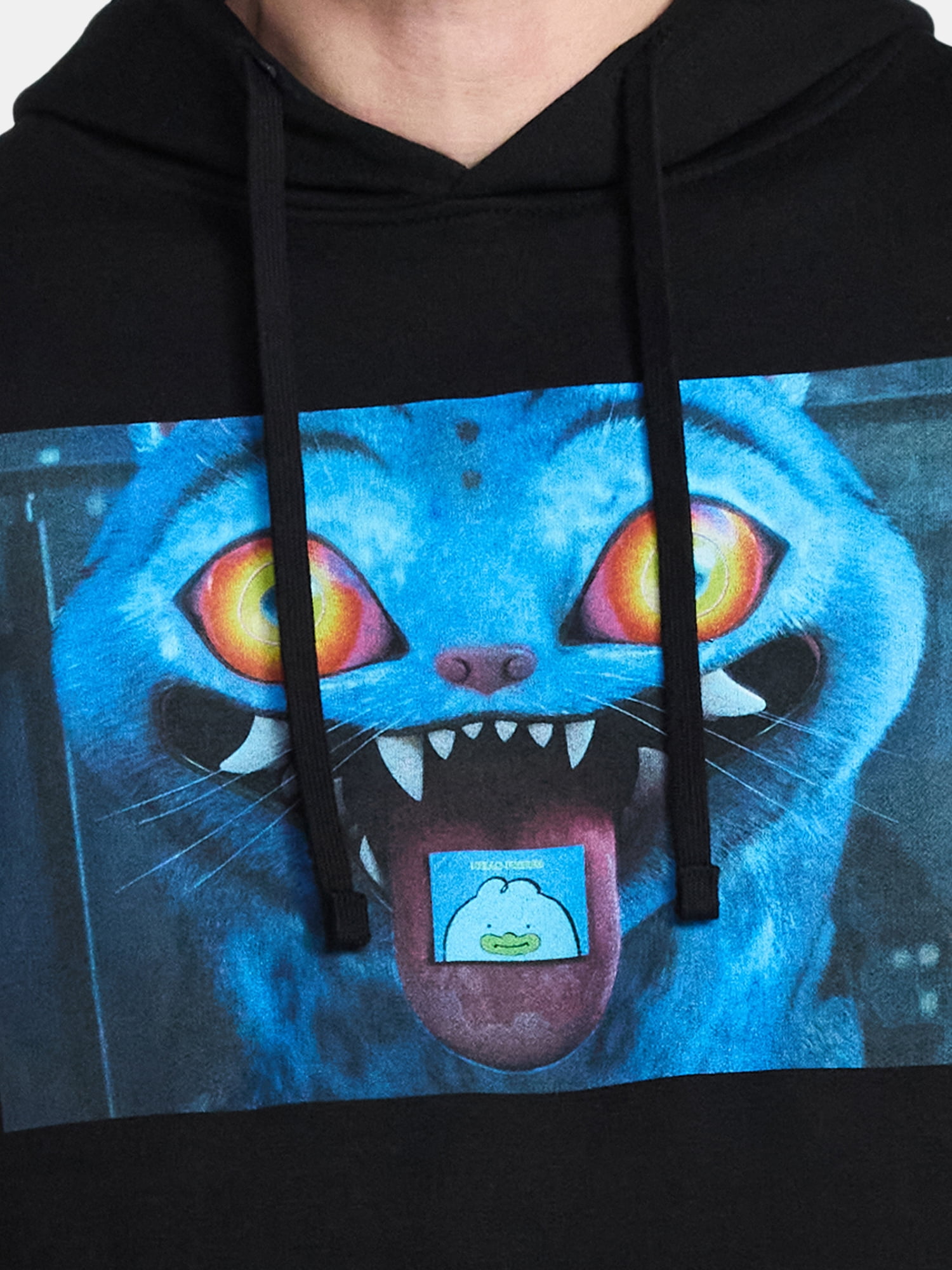 KPop Demon Hunters Men's and Big Men's Derpy Hoodie, Sizes S-3XL