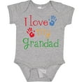 thumbnail image 3 of Inktastic Grandad Grandkids Handprints Boys or Girls Baby Bodysuit, 3 of 5
