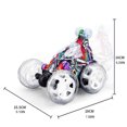thumbnail image 2 of Coche acrobático teledirigido Tornado invencible giratorio de 360°, doble cara, recargable, coche acrobático RC con música ligera para niños, 2 of 7