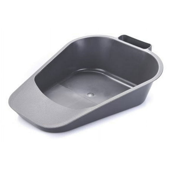 McKesson 51-H100-11 Fracture Bedpan, Gray, 34 oz. / 1006 mL, 1 Each