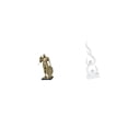 thumbnail image 6 of CoudarTitie Nordic Knight Resin Figurine Abstract Flame Sculpture Modern Art Ornament for Desk Cabinet Office Table Centerpiece Entryway Patio Bookshelf Gift, 6 of 8