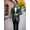 Green, variant on Elegant two-piece men's suit | Double breasted, Peak lapel, fashionable for weddings and parties