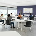 thumbnail image 3 of Synergy 72-inch Trapezoid Modular Conference Table in White - Engineered Wood, 3 of 8