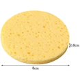 thumbnail image 2 of Pack Of 12 Compact Round Wood Paste Facial Sponges, Makeup Tool, Skin Tone, 2 of 5