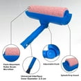 thumbnail image 6 of Nichiyo 10 inch Ceiling Paint Roller with Splash Guard | Adjustable No-Drip Roller for Ceilings & Walls, Pink (EL01160), 6 of 10