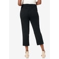 thumbnail image 2 of Jessica London Women's Plus Size Classic Cotton Denim Capri, 2 of 5