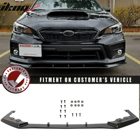 Fits 15 18 Subaru Impreza Wrx Sti Mp Style Front Per Lip Spoiler Fits 15 18 Subaru Impreza Wrx Sti Mp Style Front Per Lip Spoiler Abs