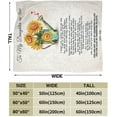 thumbnail image 4 of Fleece Blankets and Throws,to My Daughter in Law Soft Warm Fleece Throw Blanket,All-Season Blanket for Bedroom Couch Sofa Or Adults Kids 50"X40", 4 of 6