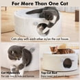 thumbnail image 2 of Cama para Gatos Zoratoo Cueva Esponjosa Casa Cerrada para Gatos de Interior, 2 of 6