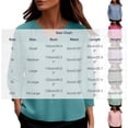 thumbnail image 3 of JOANKDMI Women's Solid Basic Tees V Neck 3/4 Sleeve Tops Casual Loose Fit Shirts Dressy Blouses with Ruched Cuffs Details Fall Fashion Everyday Outfit, 3 of 5