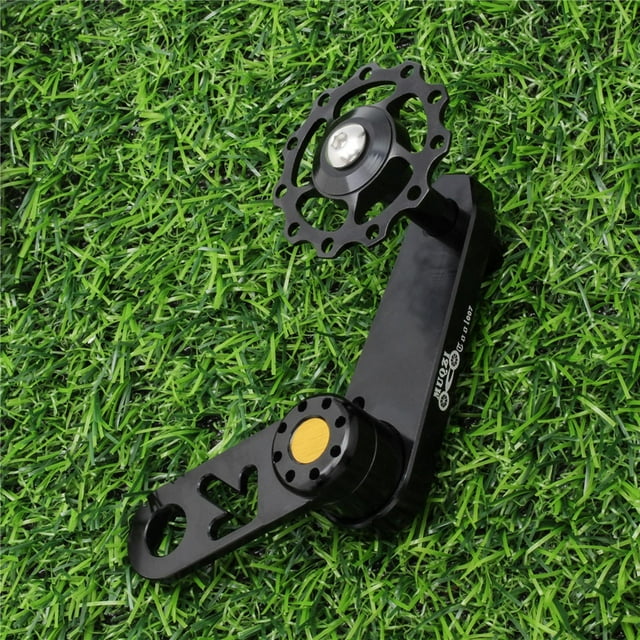 Cadena de tensor de cambio trasero guía de cadena para Negro shamjiam Guía de cadena de bicicleta