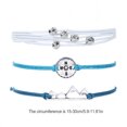 thumbnail image 4 of Pulseras bohemias con ondas de anzuelo, cadena tejida a mano, joyería de mano, accesorios decorativos de moda para mujeres y niñas Ropa, zapatos y accesorios Miscelánea Brújula de montaña de 3 piezas Sonducket AP010273-02, 4 of 6