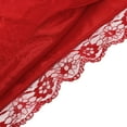 thumbnail image 3 of Sngxgn Women Lingerie Sleepwear Lace Chemise Nightgown Full Slips(Red,M), 3 of 4