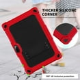 thumbnail image 5 of FIEWESEY Case for Sky PAD 10 Max 10.1" Tablet Case,Heavy-Duty Shockproof Hybrid Kids Protective Case With screen protector for Sky PAD 10 Max Tablet 10.1 inch Tablet (Red/Black/ 1 PC), 5 of 6
