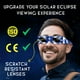 [10 Pack] Lunettes Éclipse Solaire Québec - AAS Approuvé - ISO Certifié 12312-2 & CE Certifié – image 4 sur 6