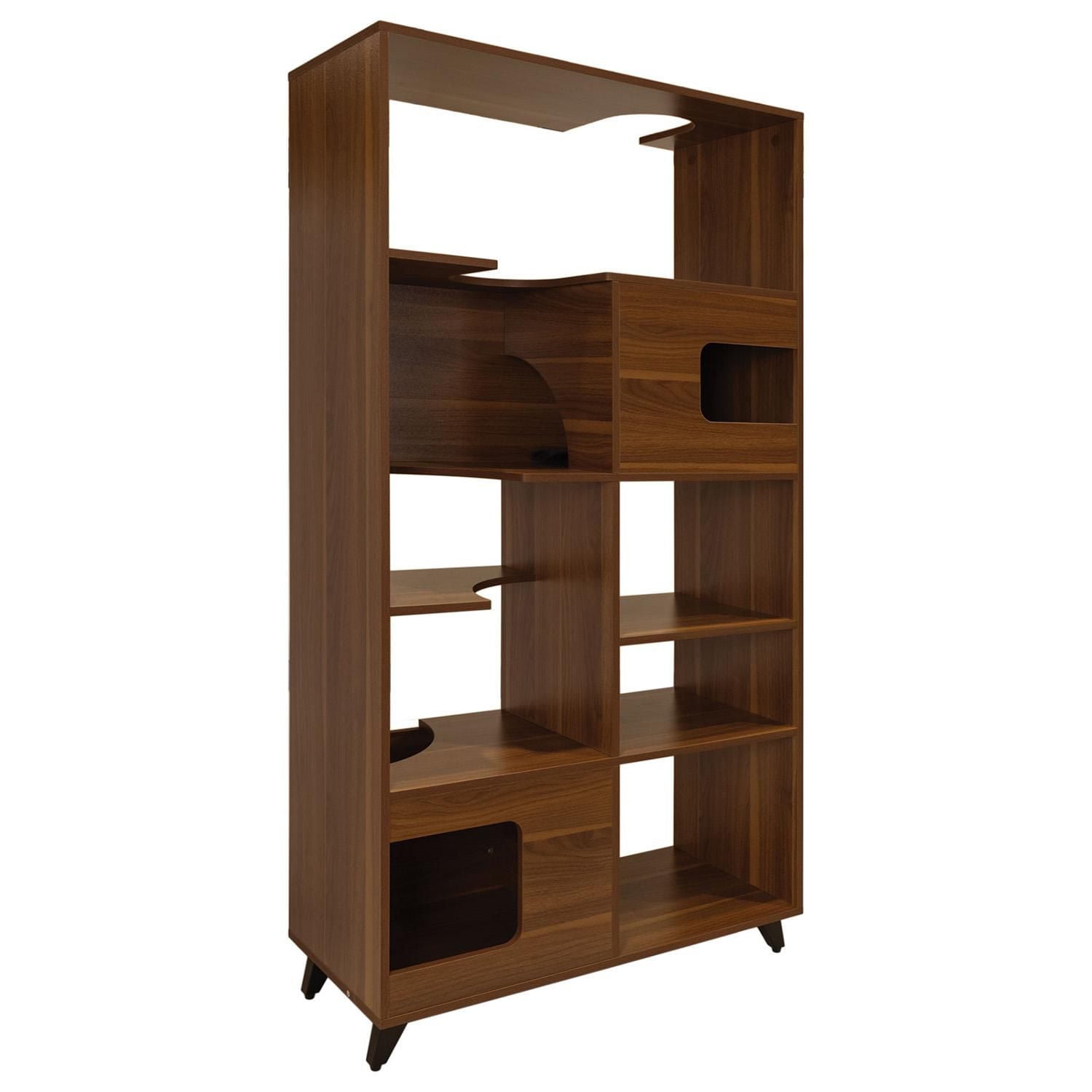 Instachew TANKEN Multifunctional Cat Furniture with Storage Oak One Size