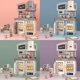 thumbnail image 2 of 2in1 Mini Kitchen Toy Cooking Accessories Counter Set With Light Music Miniature Furniture Dollhouse Girls Kitchen Toy Gift, 2 of 5