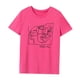 thumbnail image 4 of Camiseta de manga corta para mujer, camiseta de cuello redondo con recuerdo simple para caminar y deportes S, 4 of 10